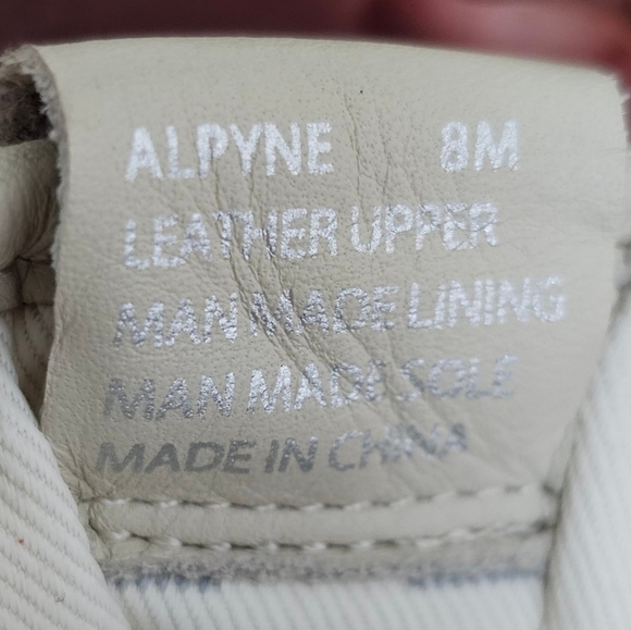 Womens Miz Mooz Alpyne High Top Leather Platform Sneaker - Cream 8 - Picture 10 of 13